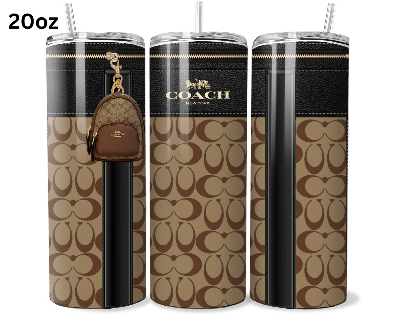 Coach Handbag Inspired Tumbler (091)