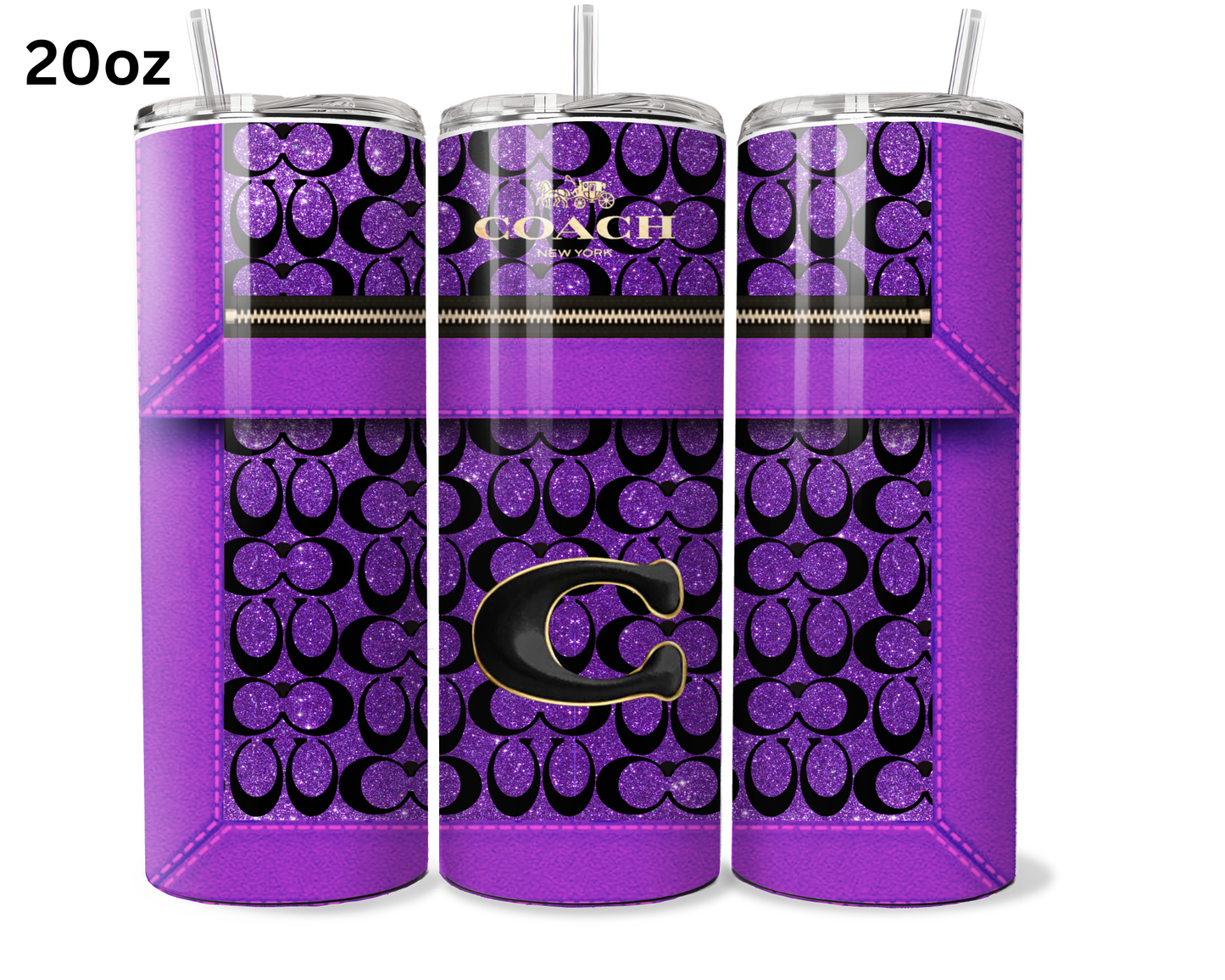 Coach Handbag Inspired Tumbler (085)