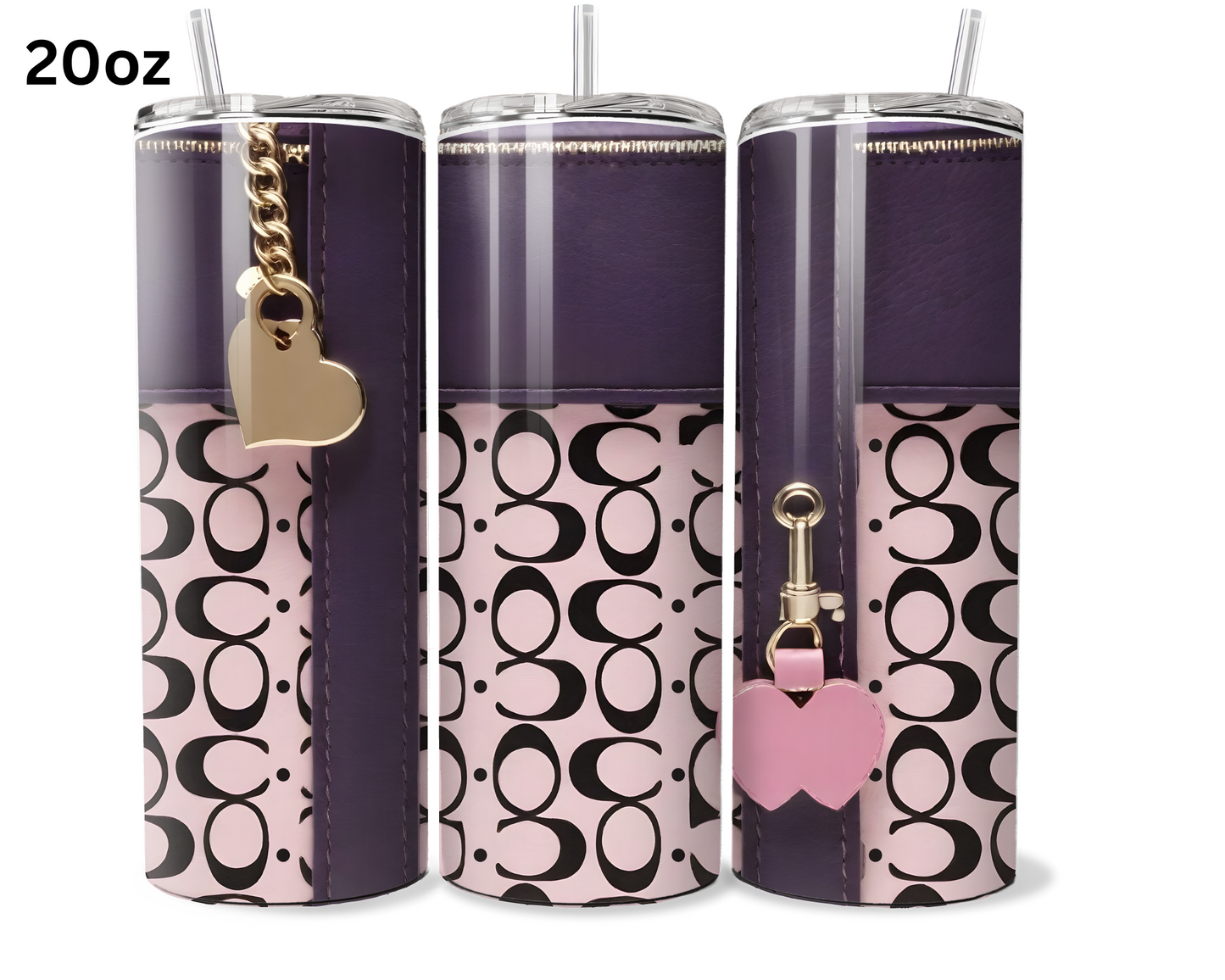 Coach Handbag Inspired Tumbler (023)