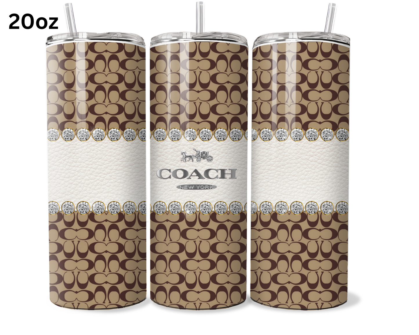 Coach Handbag Inspired Tumbler (108)