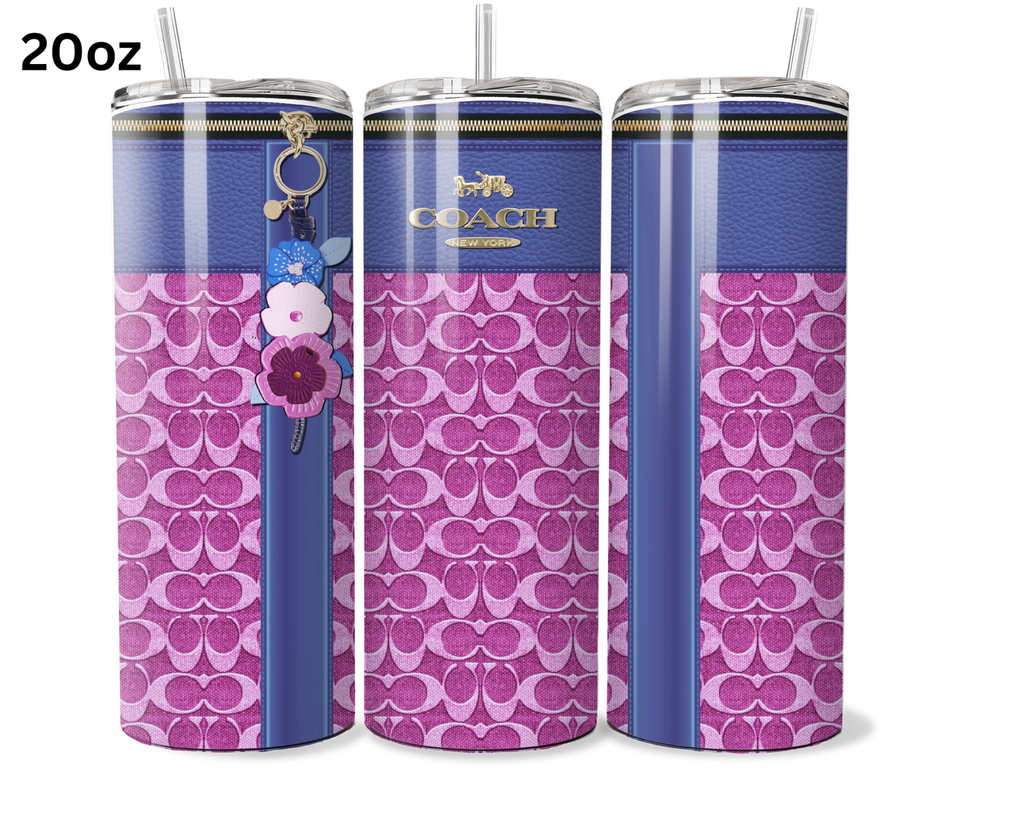 Coach Handbag Inspired Tumbler (164)