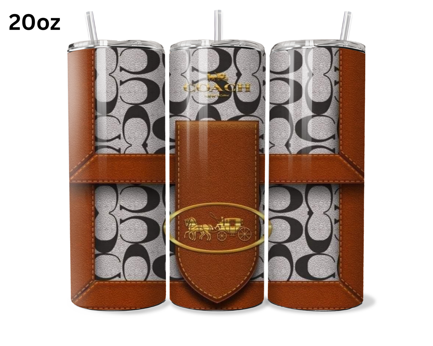 Coach Handbag Inspired Tumbler (004)