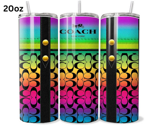 Coach Handbag Inspired Tumbler (054)