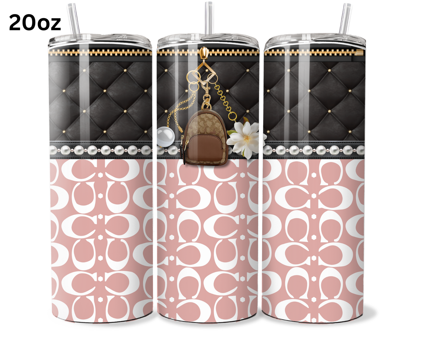 Coach Handbag Inspired Tumbler (024)