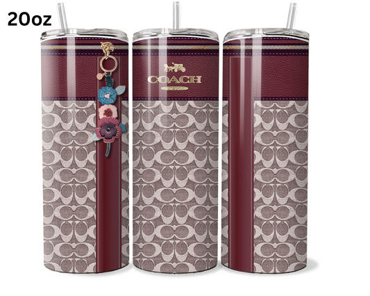 Coach Handbag Inspired Tumbler (163)