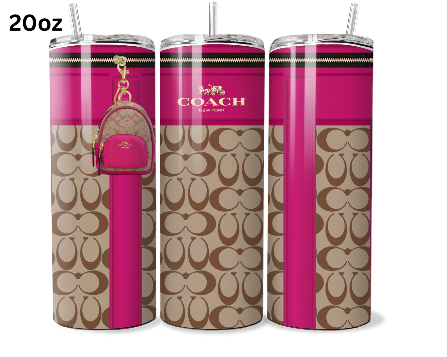 Coach Handbag Inspired Tumbler (083)