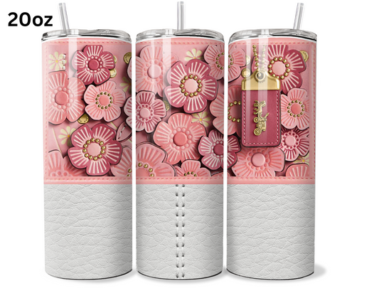 Coach Handbag Inspired Tumbler (060)