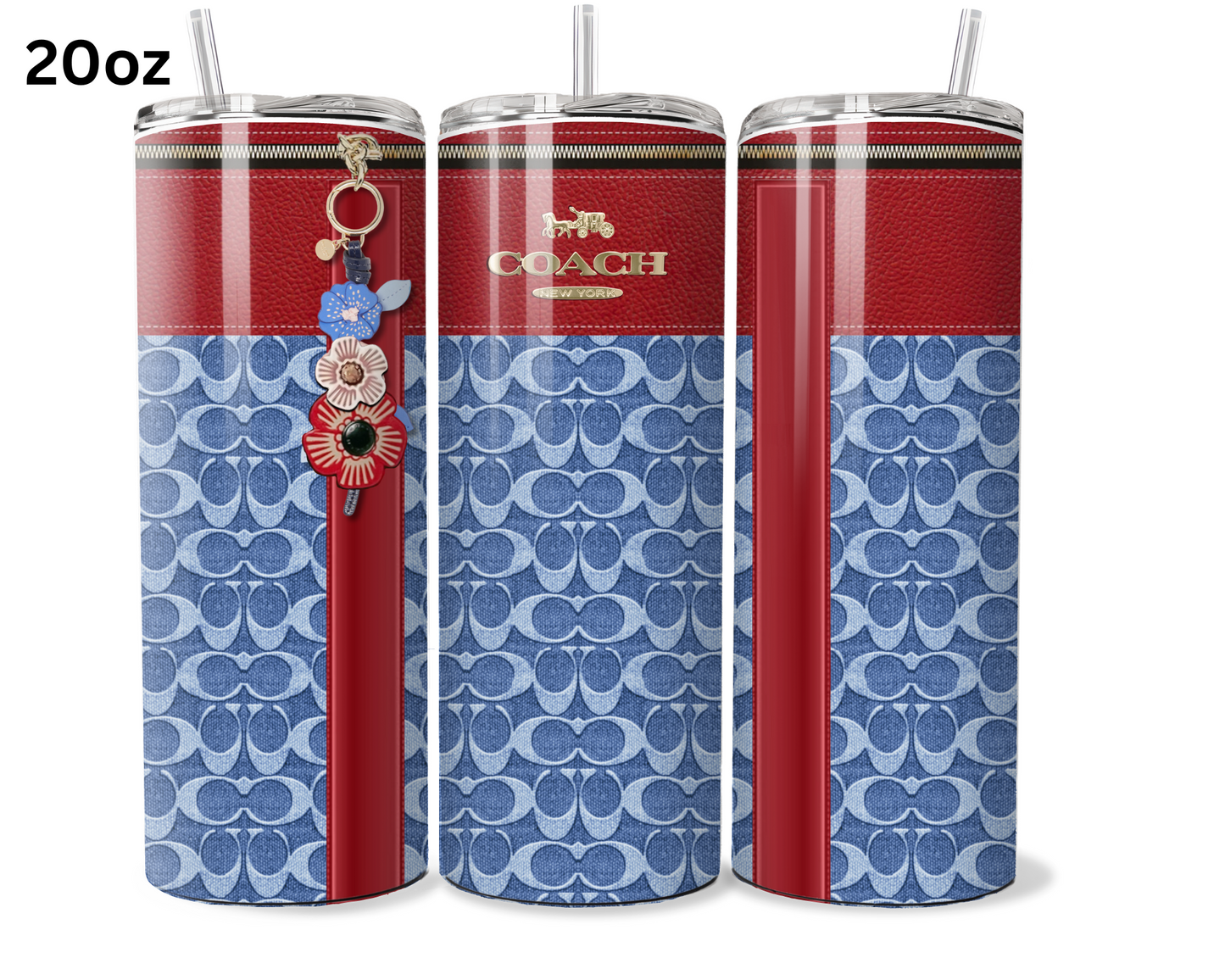 Coach Handbag Inspired Tumbler (052)