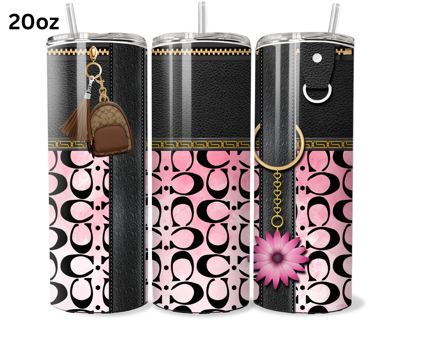 Coach Handbag Inspired Tumbler (021)