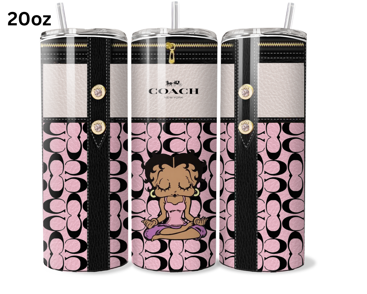 Coach Handbag Inspired Tumbler (077)