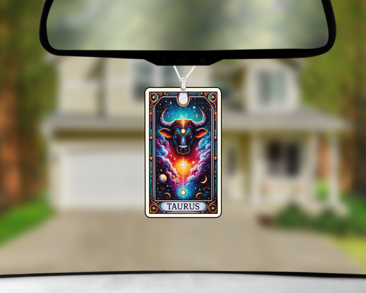 Taurus Tarot Card Car Air Freshener