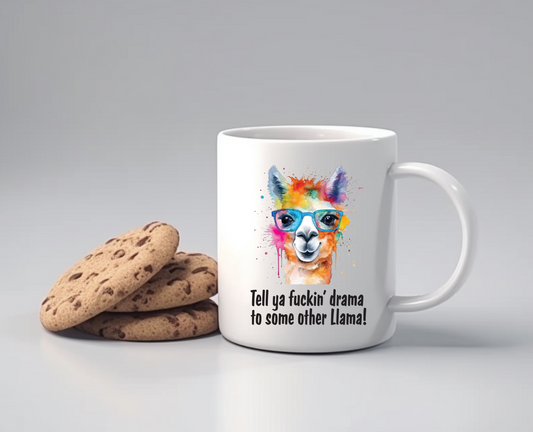 Tell It To Another Llama Ceramic Mug