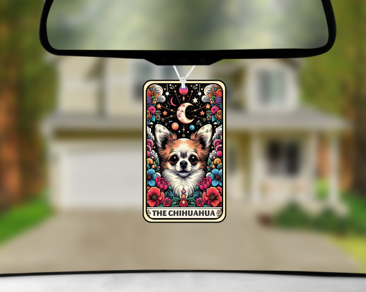 The Chihuahua Tarot Card Car Air Freshener