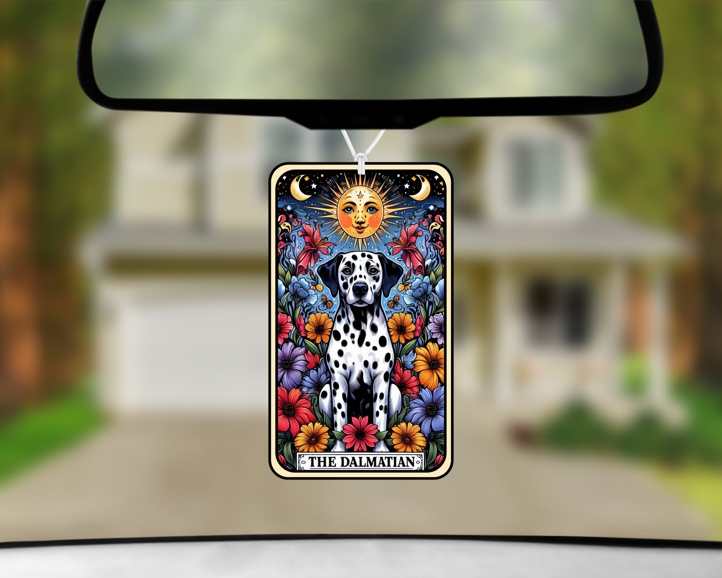 The Dalmation Tarot Card Car Air Freshener