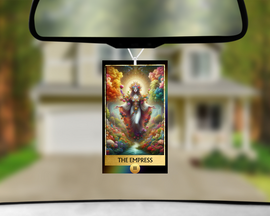 The Empress III Tarot Card Car Air Freshener