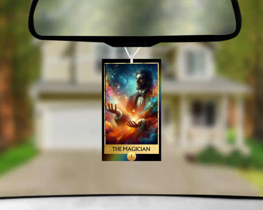 The Magician I Tarot Card Car Air Freshener