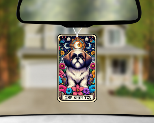 The Shih Tzu Tarot Card Car Air Freshener