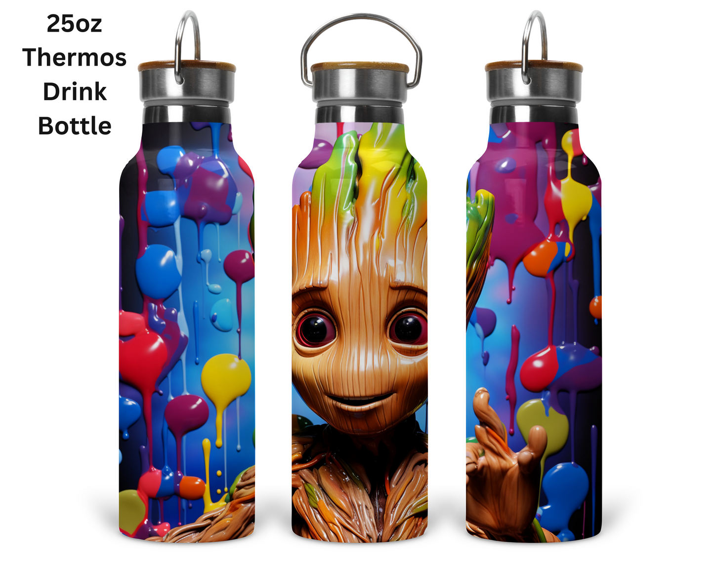 Groot Paint Splash Tumbler