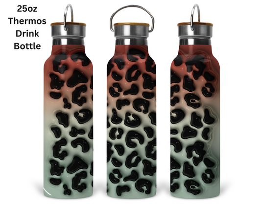 Animal Print - Scarlett & Olive Green Tumbler