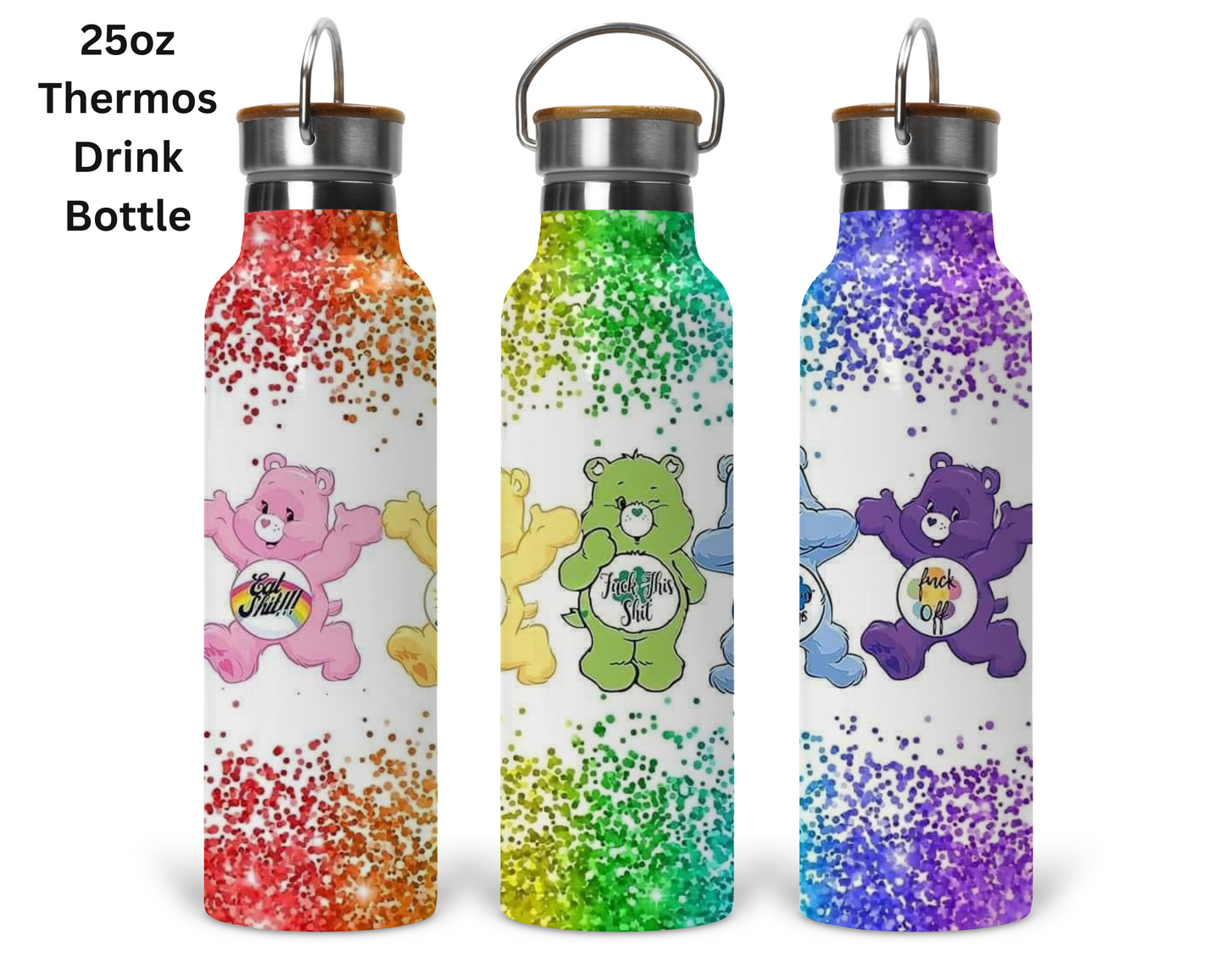 Naughty Care Bears Tumbler