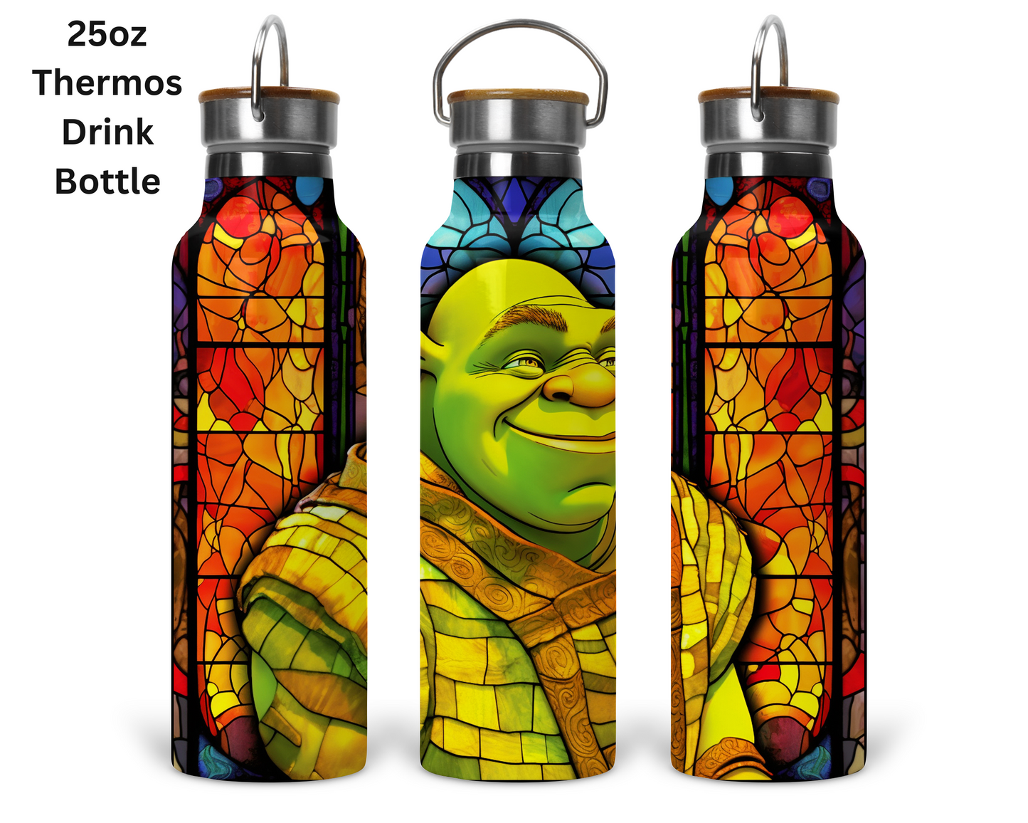 Shrek Stained Glass Tumbler