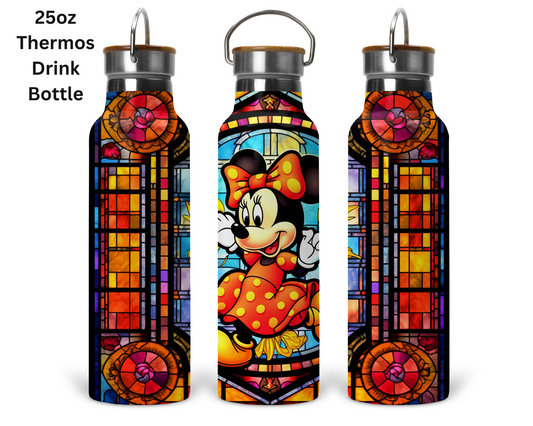 Minnie Stained Glass Tumbler