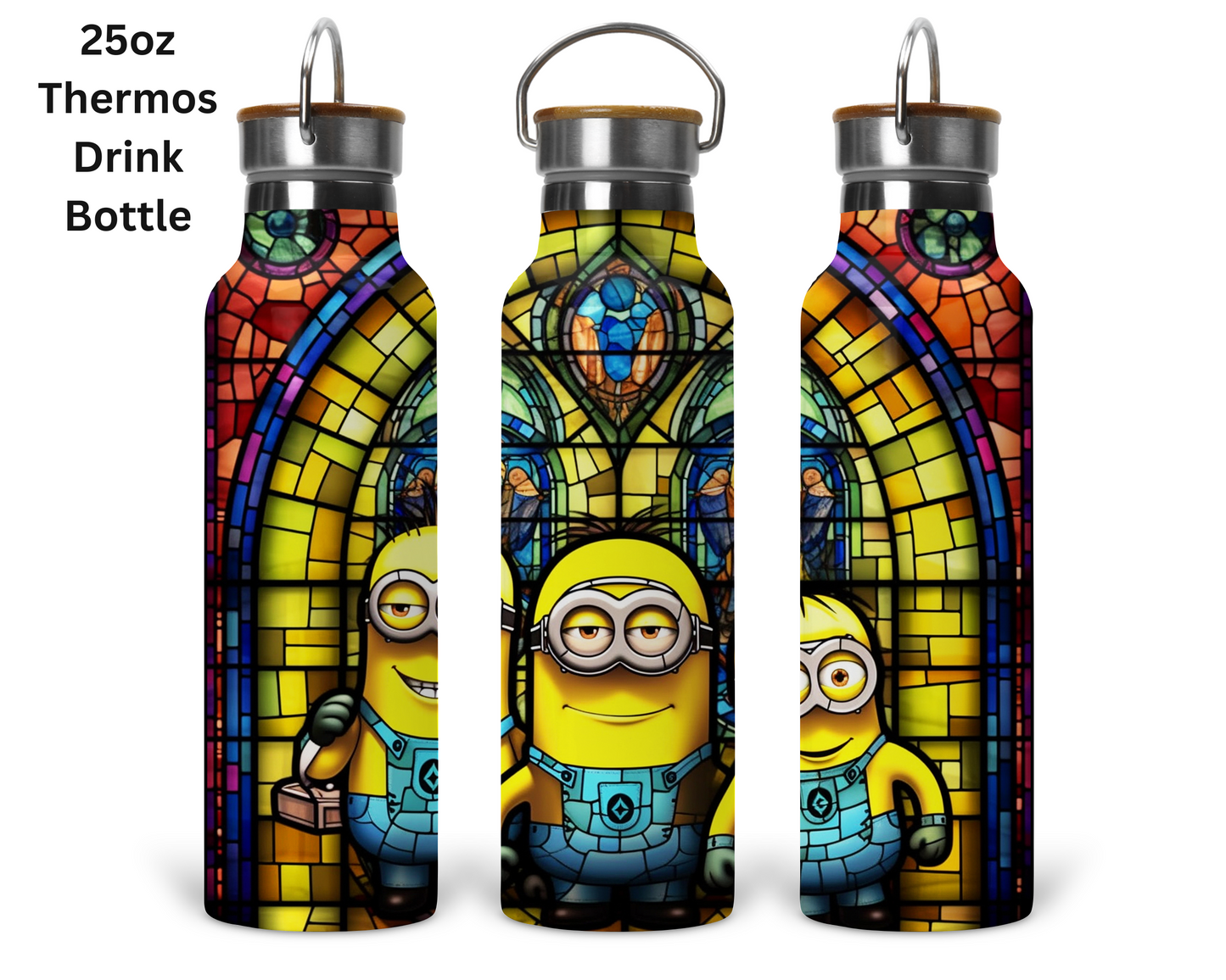 Minions Stained Glass Tumbler