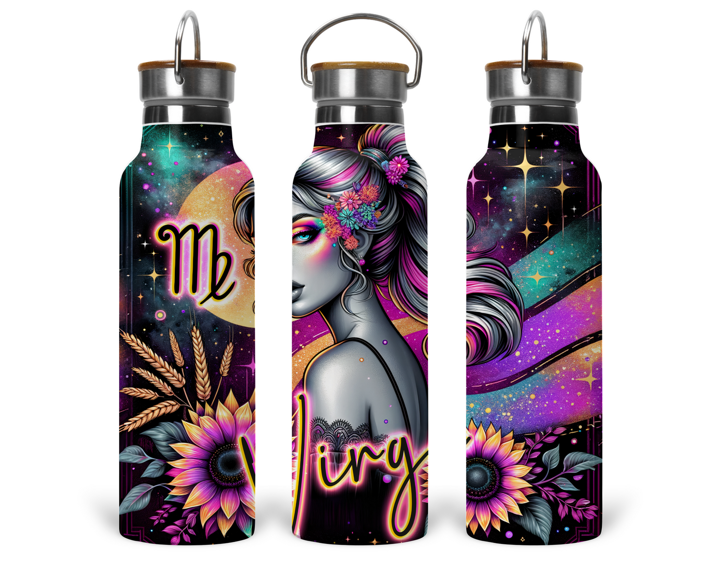 Neon Star Sign - Virgo Tumbler (003)