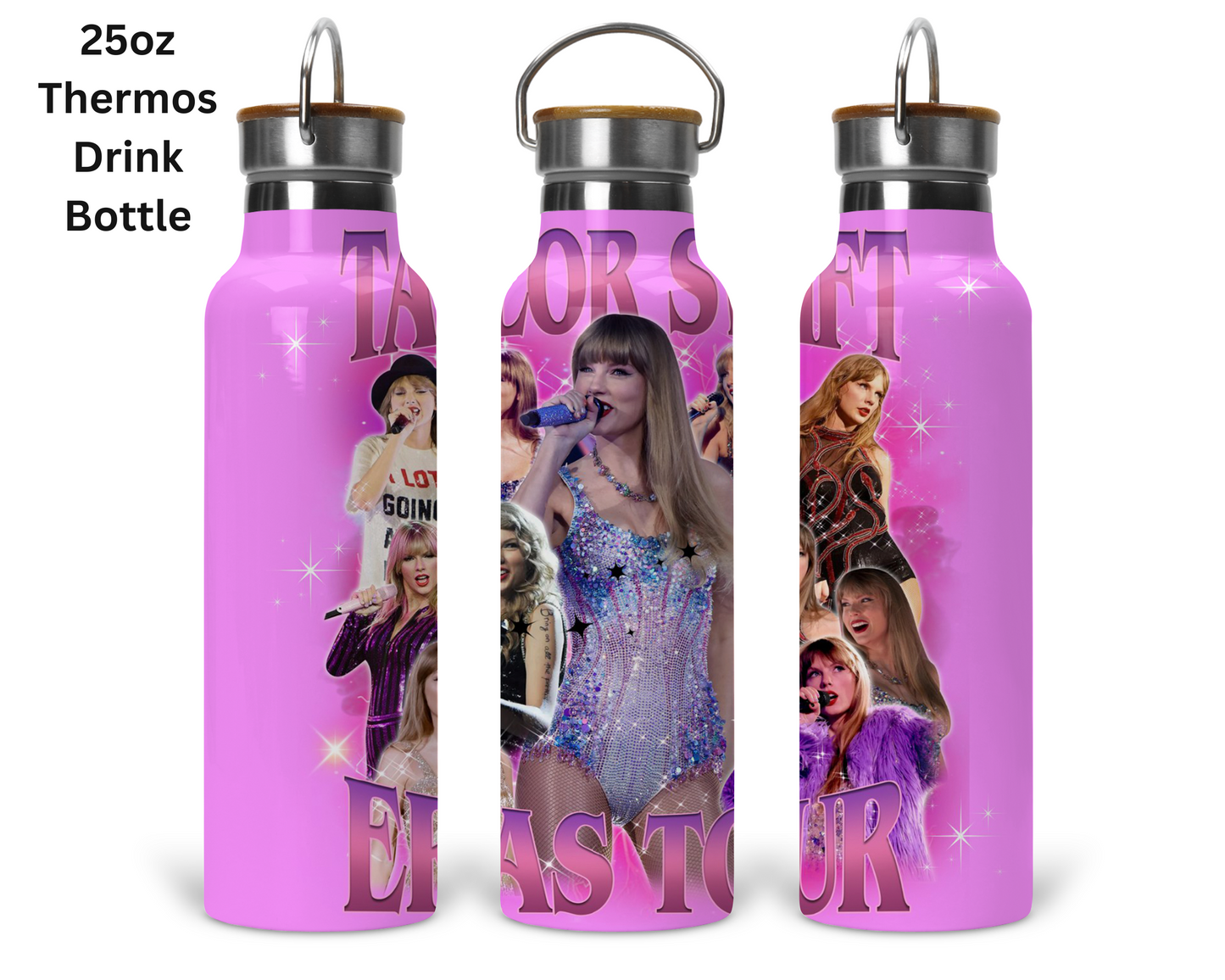 Taylor Swifts Eras Tour (Pink) Tumbler