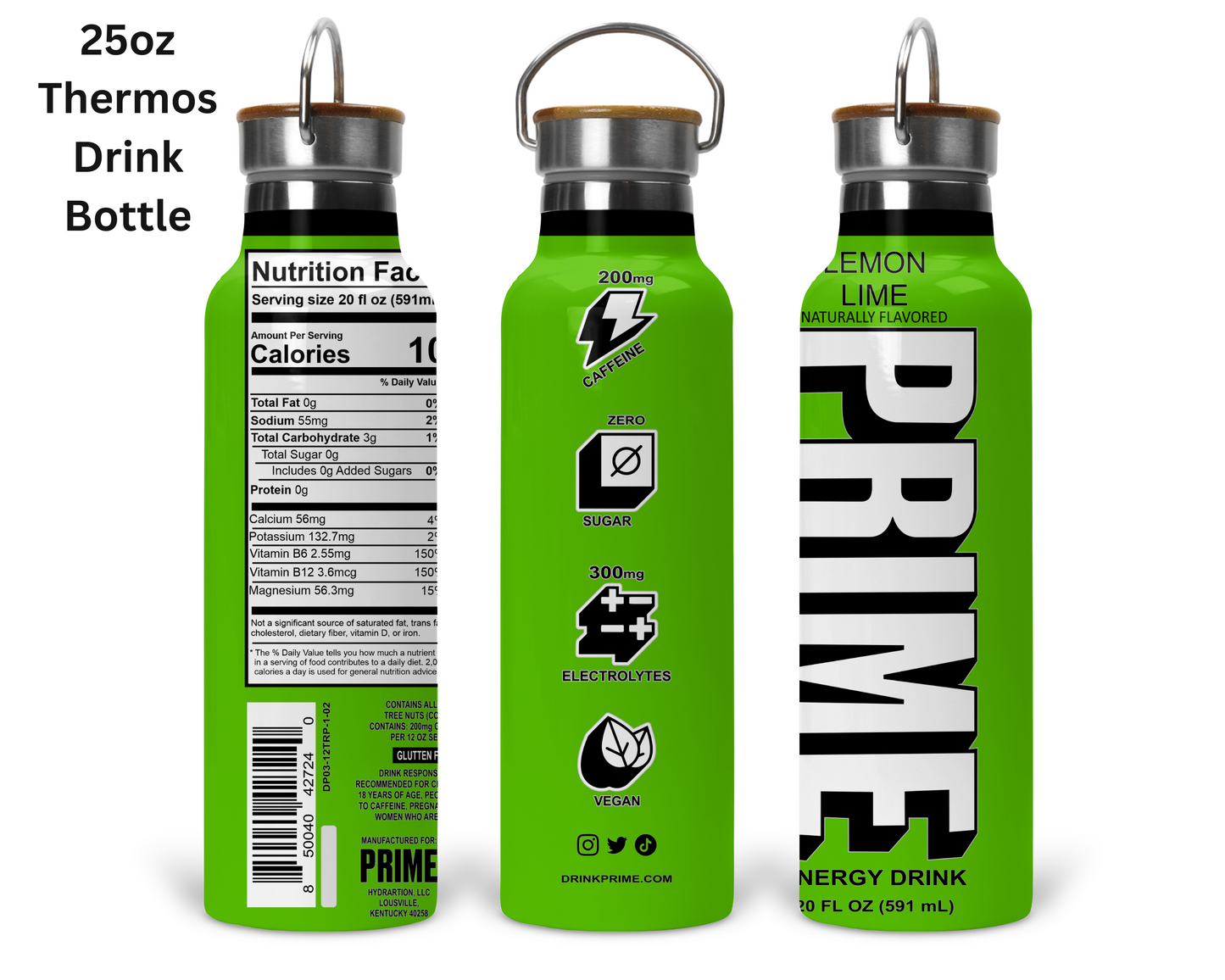 Prime Lemon Lime Tumbler