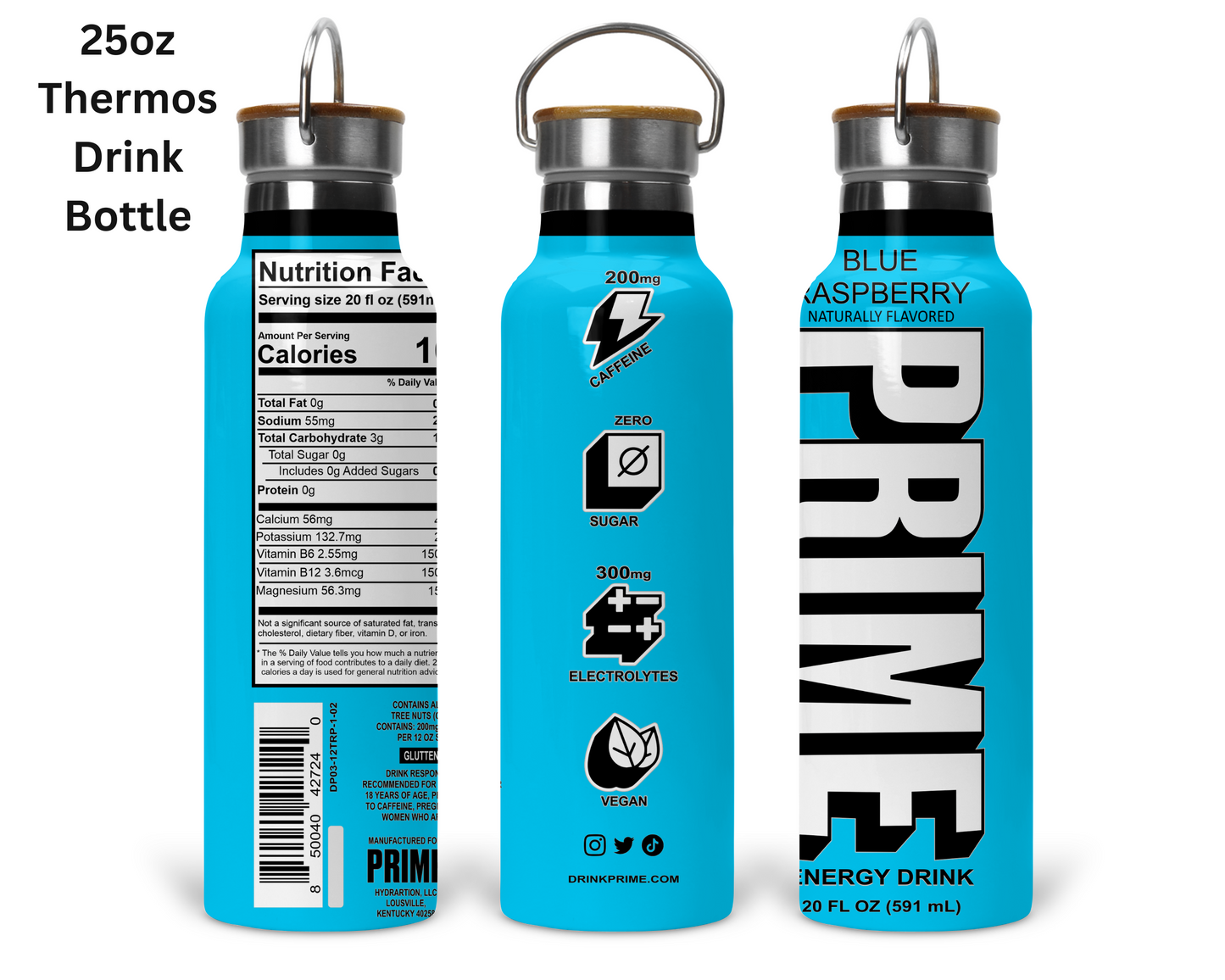 Prime Blue Raspberry Tumbler