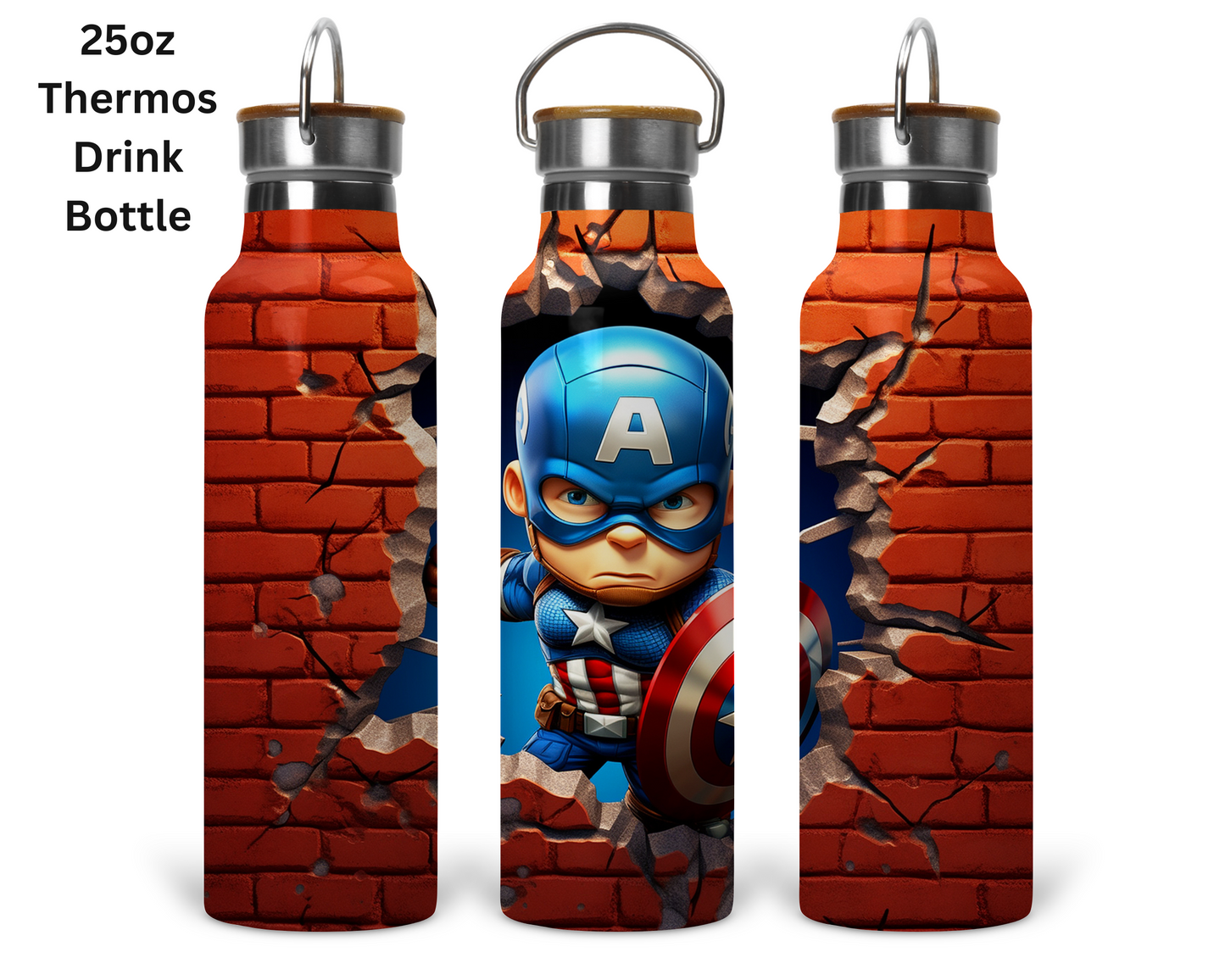 Baby Captain America Wall Break Tumbler