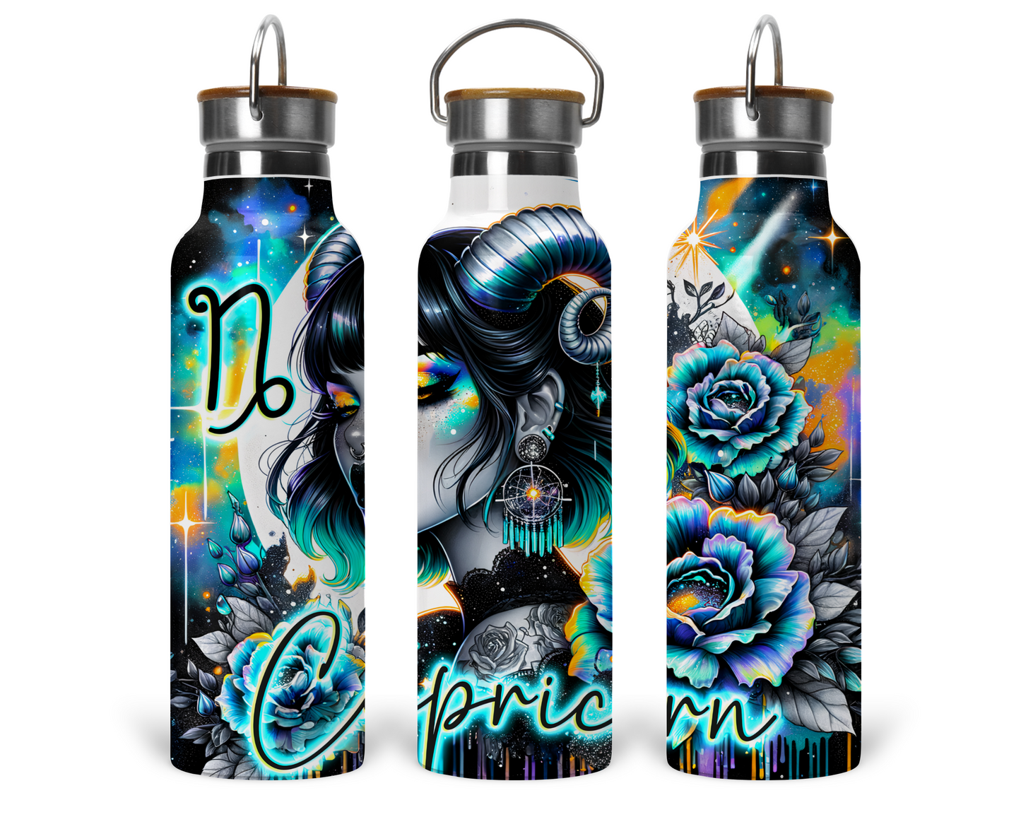 Neon Star Sign - Capricorn Tumbler (001)