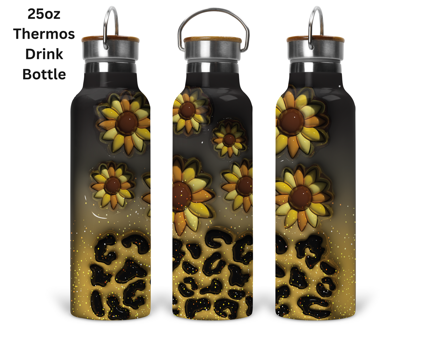 Puff Sunflowers Tumbler