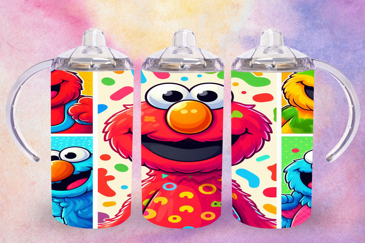 Tickle Me Elmo Sippy Cup / Kids Bottle