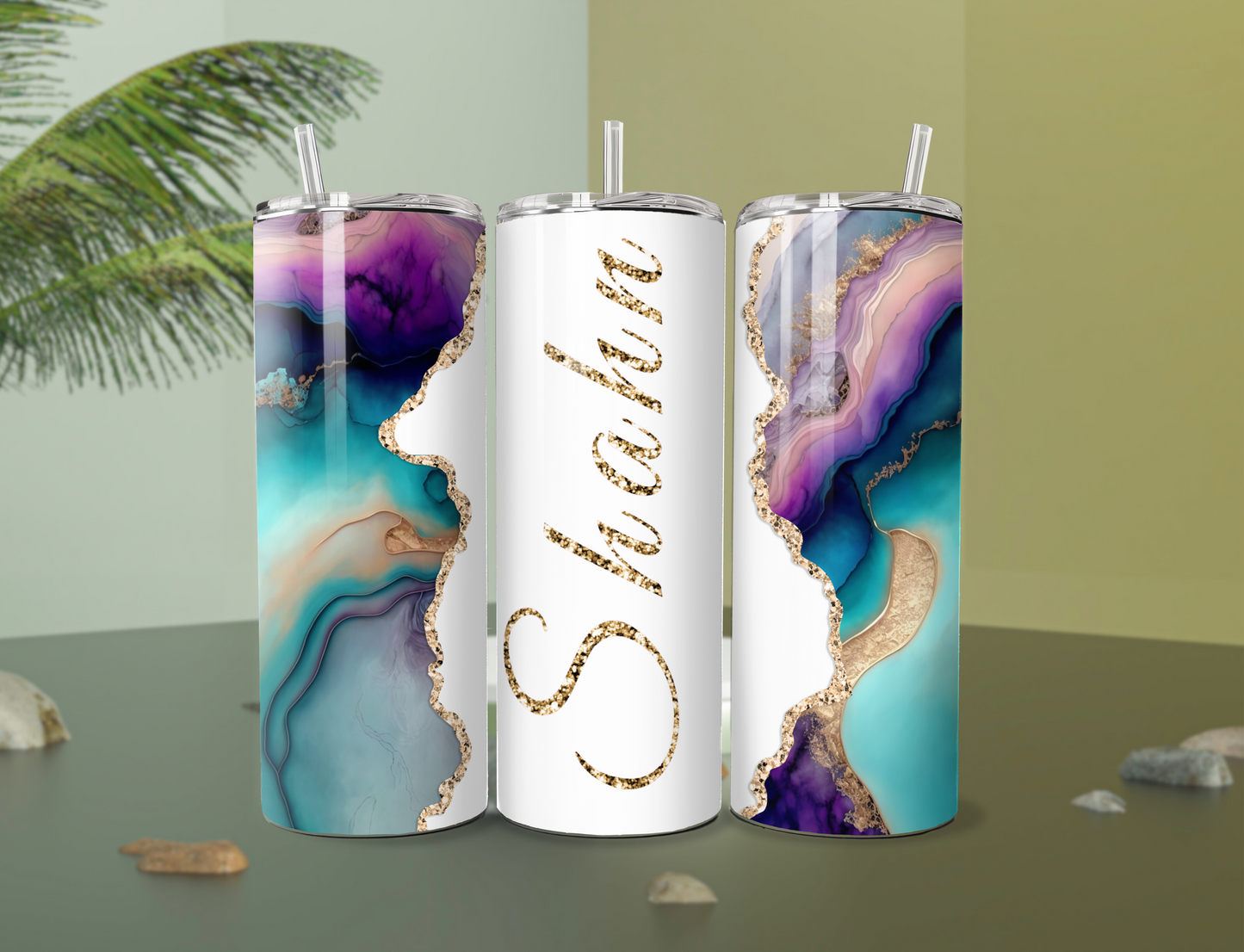 Tidal Waves Geode Tumbler