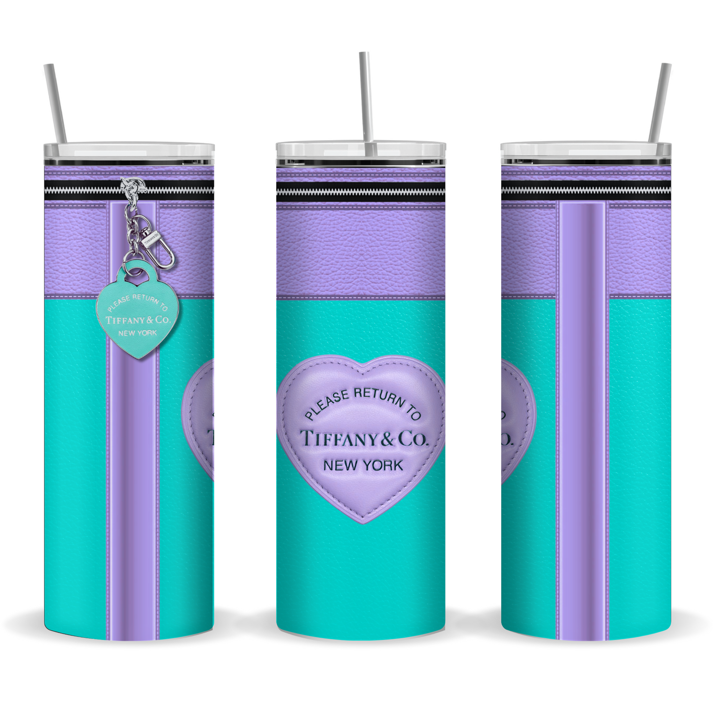 Tiffany Handbag Inspired Tumbler (003)