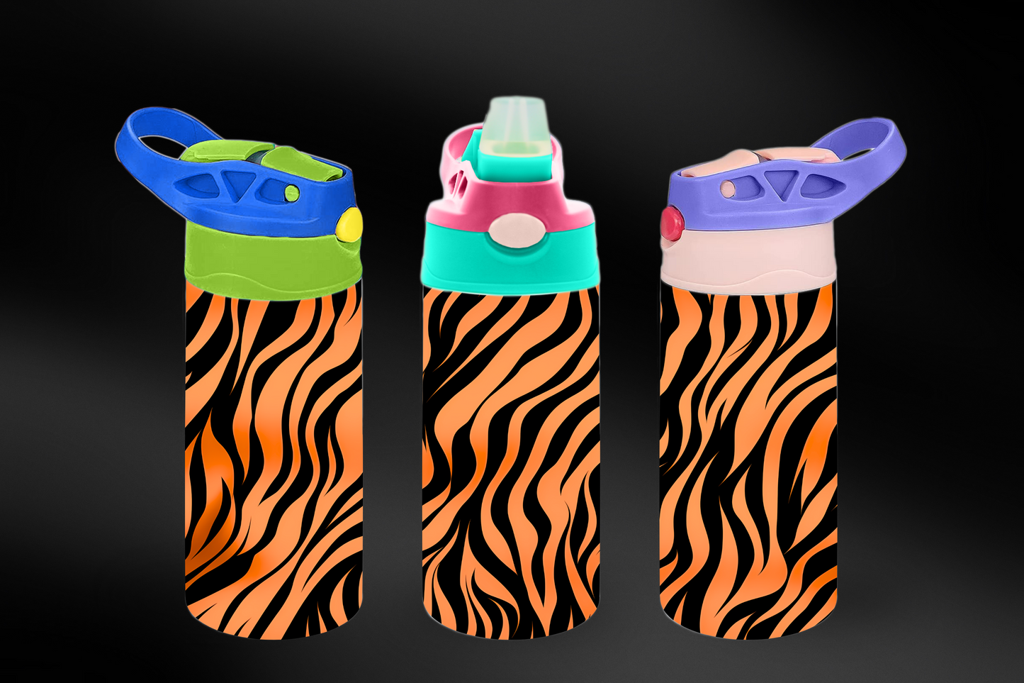 Tiger Stripes Sippy Cup / Kids Bottle