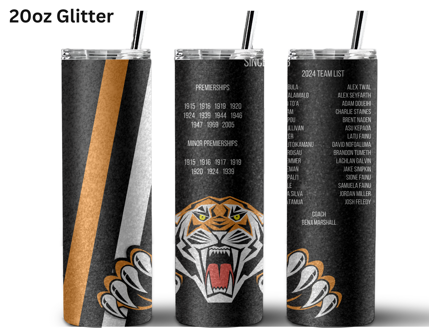 West Tigers 2024 Fan Tumbler