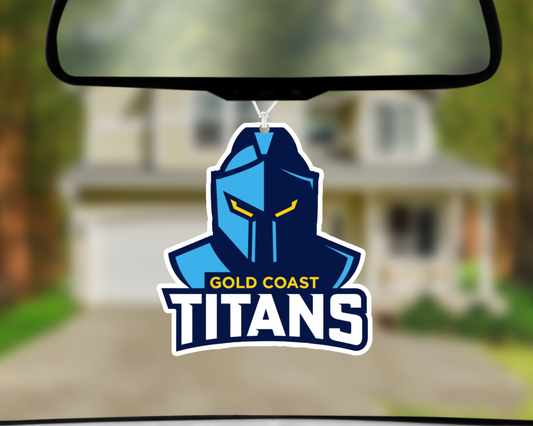 Gold Coast Titans Logo Car Air Freshener