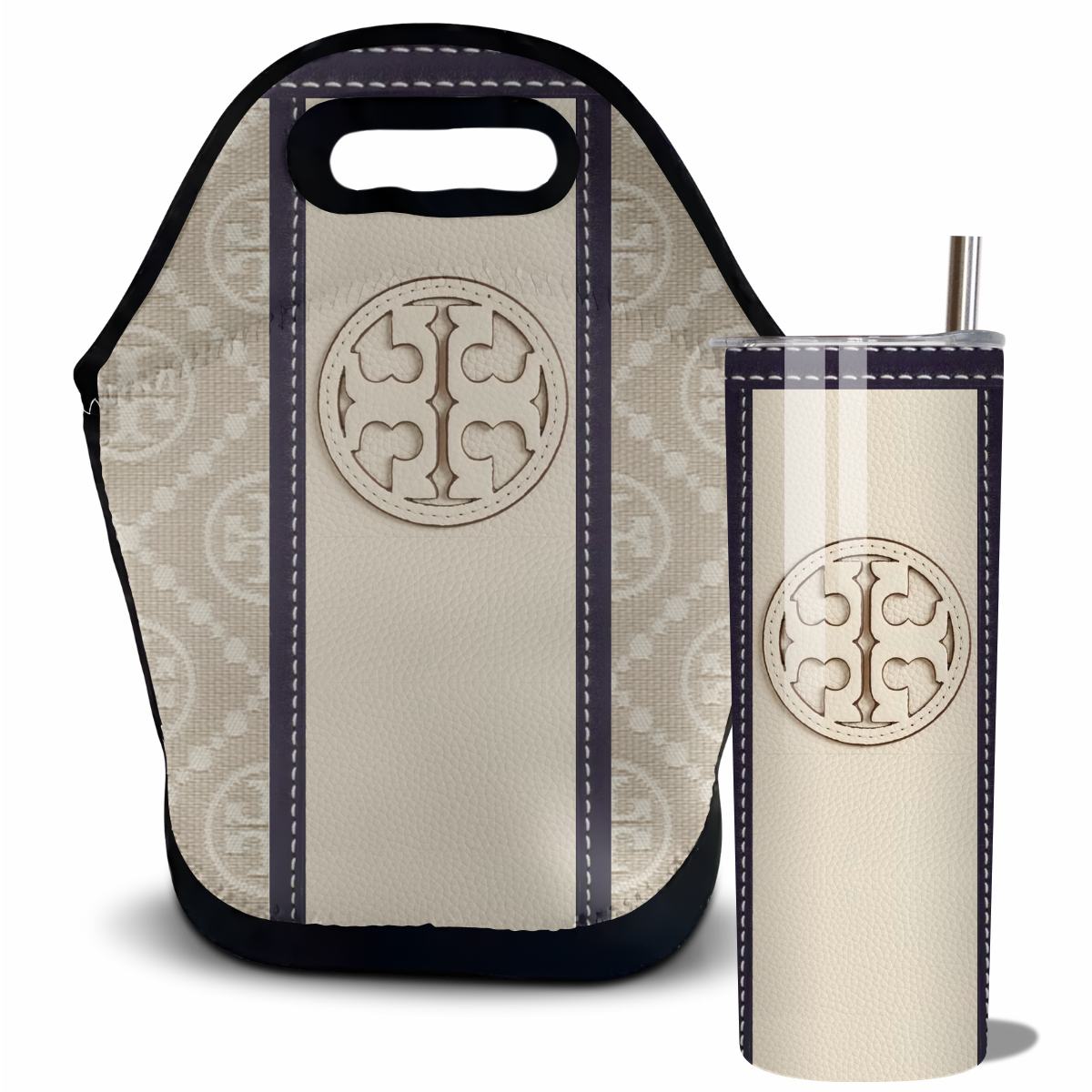 Tory Burch Inspired Lunch Tote Bag (001)