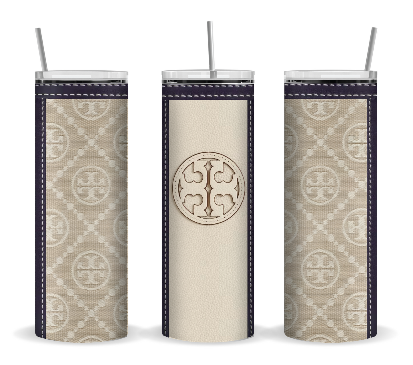 Tory Burch Handbag Inspired Tumbler (001)