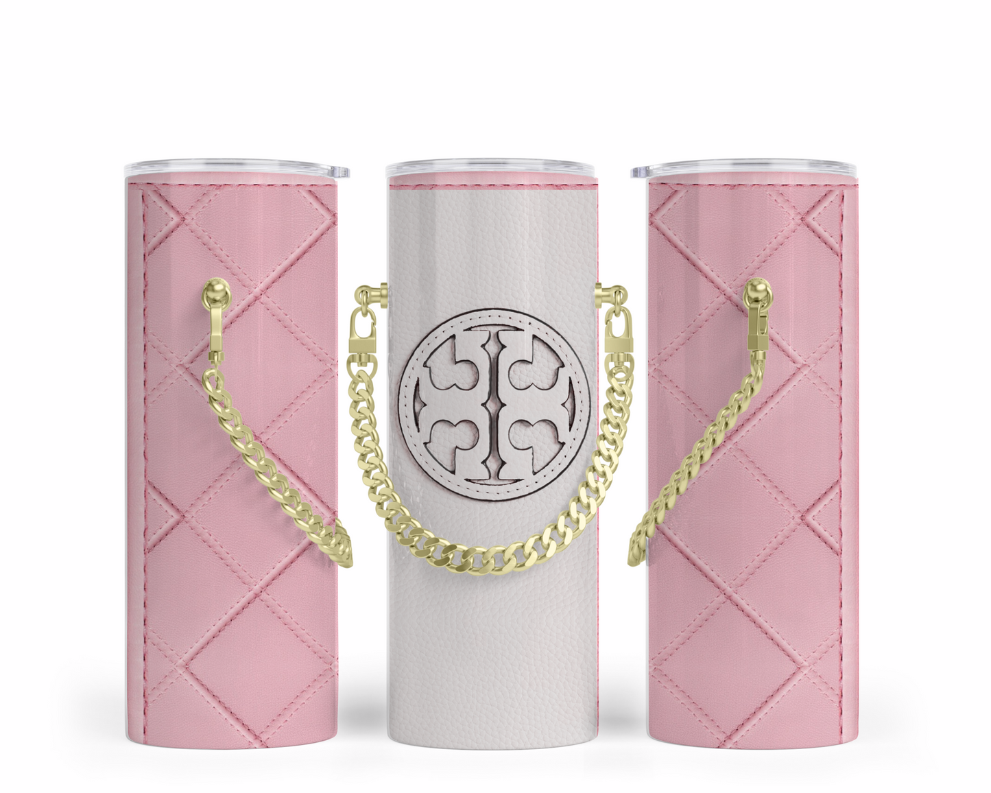 Tory Burch Handbag Inspired Chain Tumbler (003)