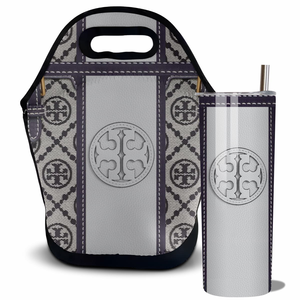 Tory Burch Inspired Lunch Tote Bag (004)