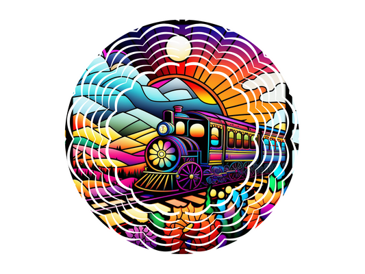 Train Wind Spinner