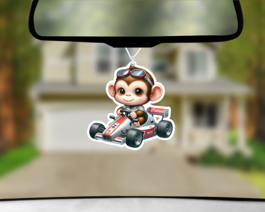 True Monkey Racer Car Air Freshener