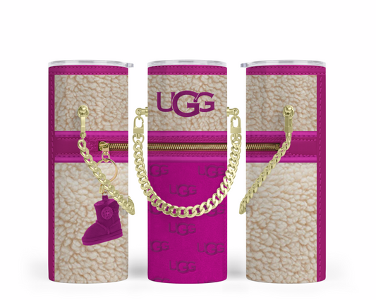 Ugg Handbag Inspired Chain Tumbler (001)