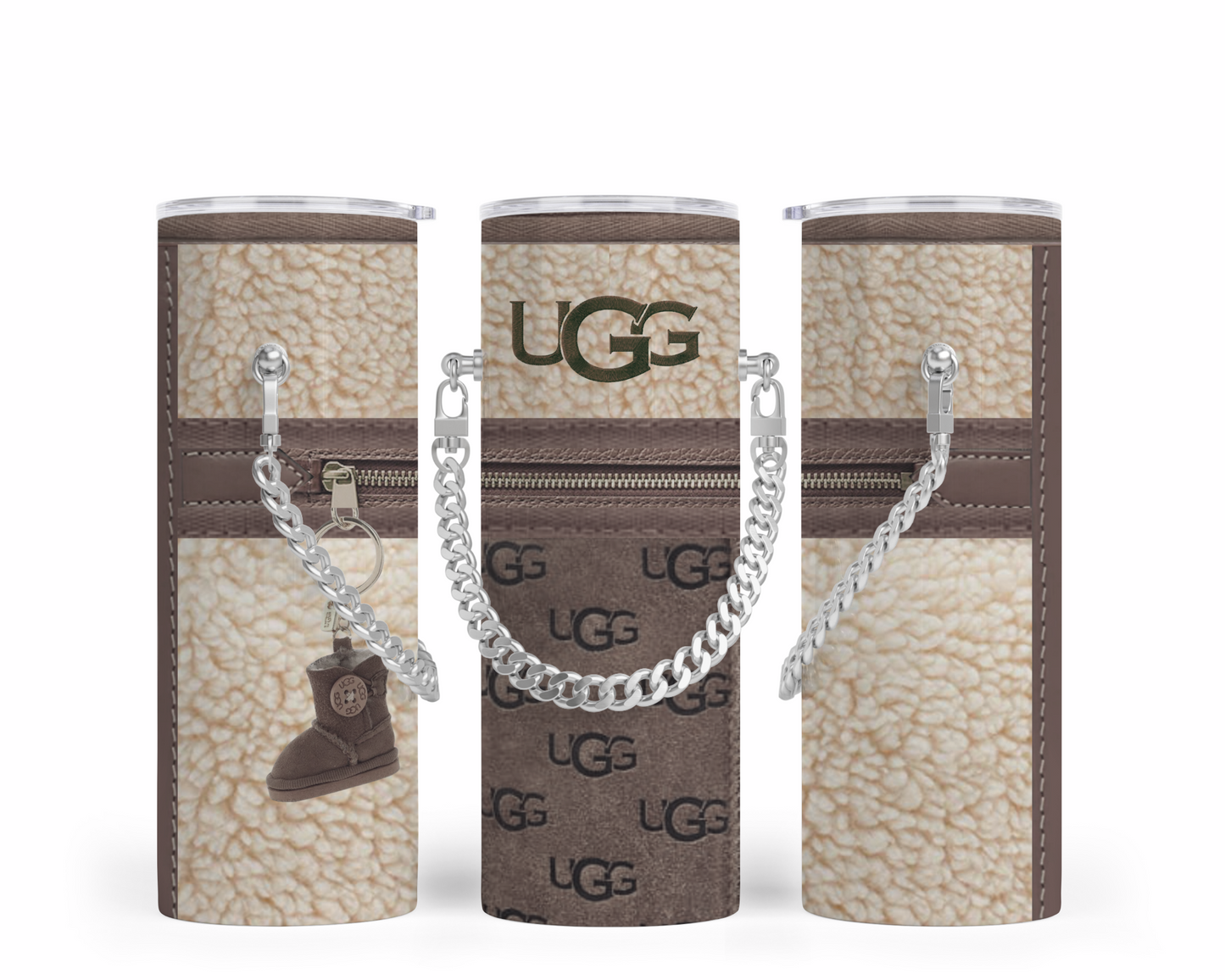 Ugg Handbag Inspired Chain Tumbler (002)