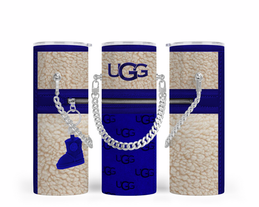 Ugg Handbag Inspired Chain Tumbler (004)