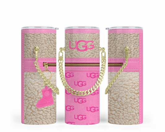 Ugg Handbag Inspired Chain Tumbler (005)